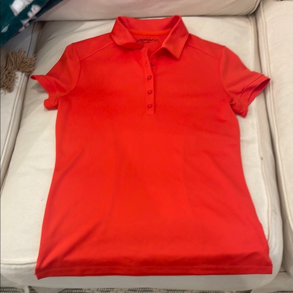Nike Tops - Women's orange Nike Golf Polo small